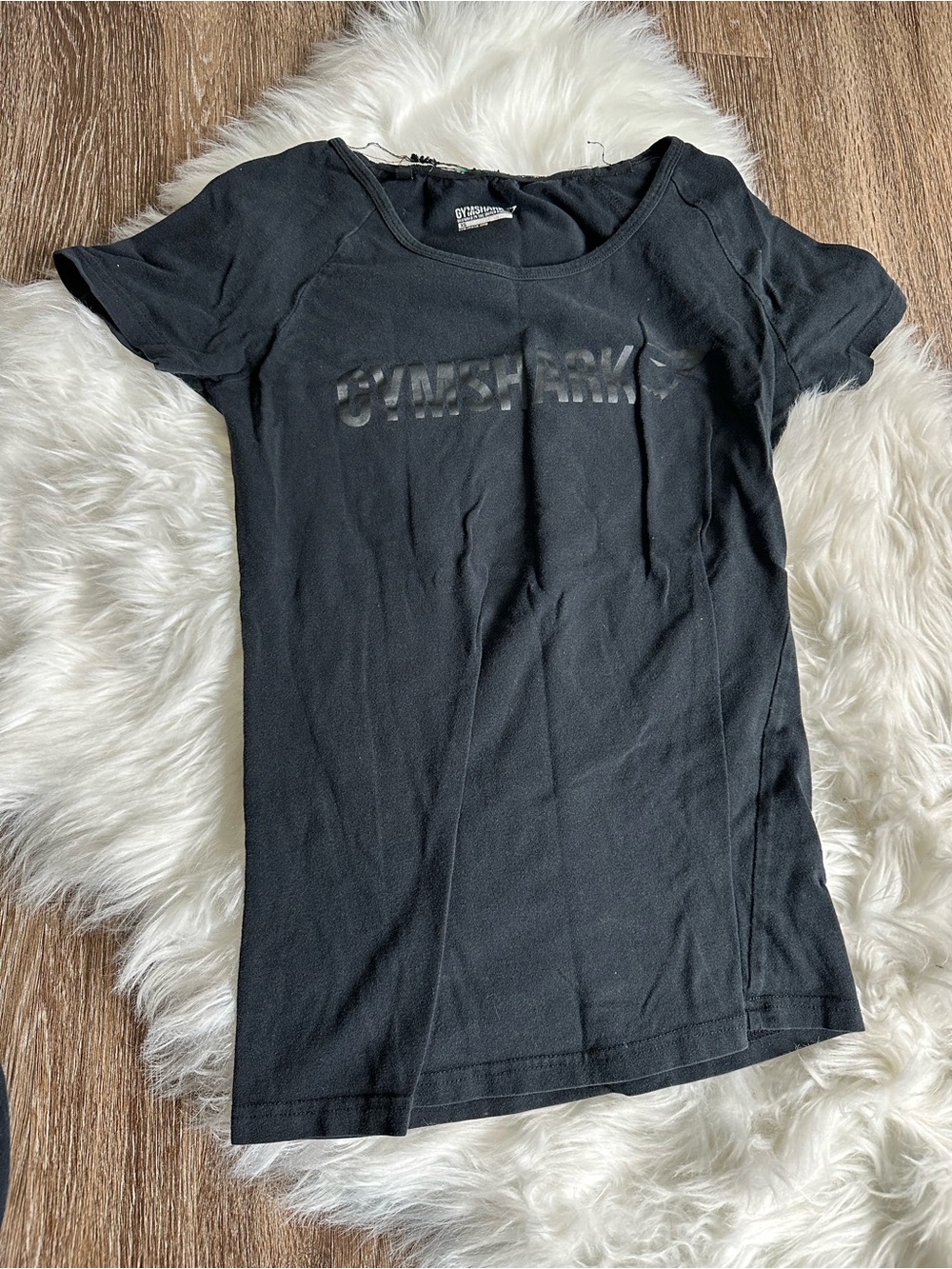 *REMOVING AUGUST 31st* Gymshark Black Logo Short Sleeve Tee